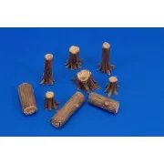 Tree Trunks, 1/35 - Royal Model RM316