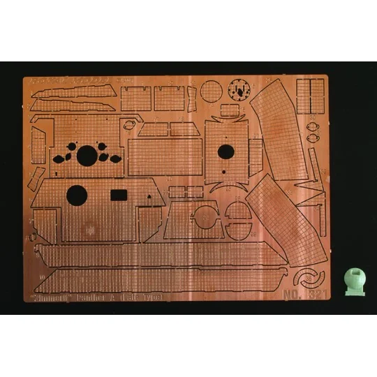 Zimmerit Panther A Late Type (for Dragon kit), 1/35 - Royal Model R...
