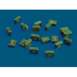 Cal. 30 Ammo Boxes, 1/35 - Royal Model RM324