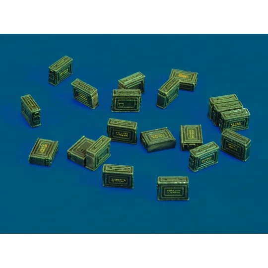 Cal. 30 Ammo Boxes, 1/35 - Royal Model RM324