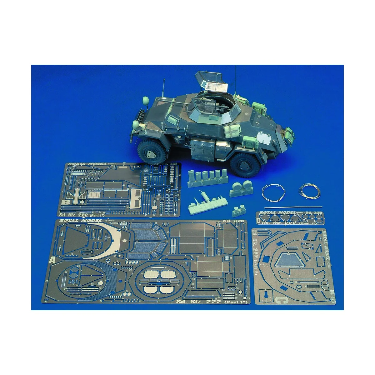 Sd. Kfz. 222 part 1° (for Tamiya kit), 1/35 - Royal Model RM325