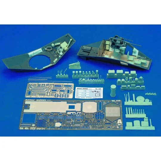 Sd. Kfz. 222 -part 2° (for Tamiya kit) - Royal Model RM326