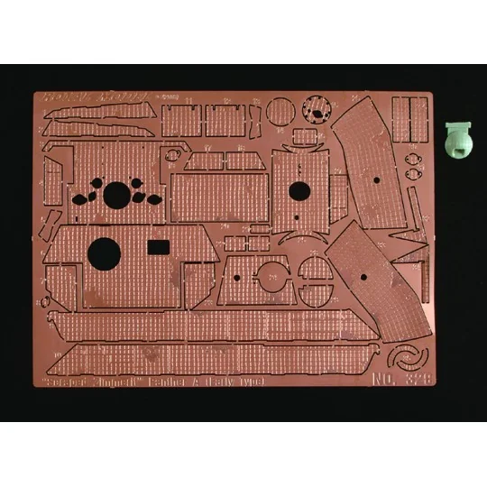 Scraped Zimmerit Panther A Late (for Dragon kit) - Royal Model RM328