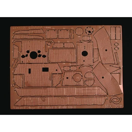 Scraped Zimmerit Panther A Early (for Dragon kit), 1/35 - Royal Mod...