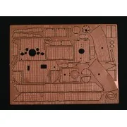 Scraped Zimmerit Panther A Early (for Dragon kit), 1/35 - Royal Mod...