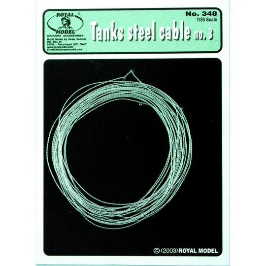 Tanks Steel Cable n.3, 1/35 - Royal Model RM348