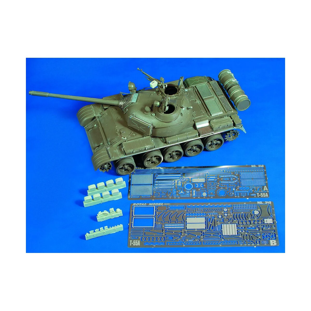 T-55A (for Tamiya kit), 1/35 - Royal Model RM349