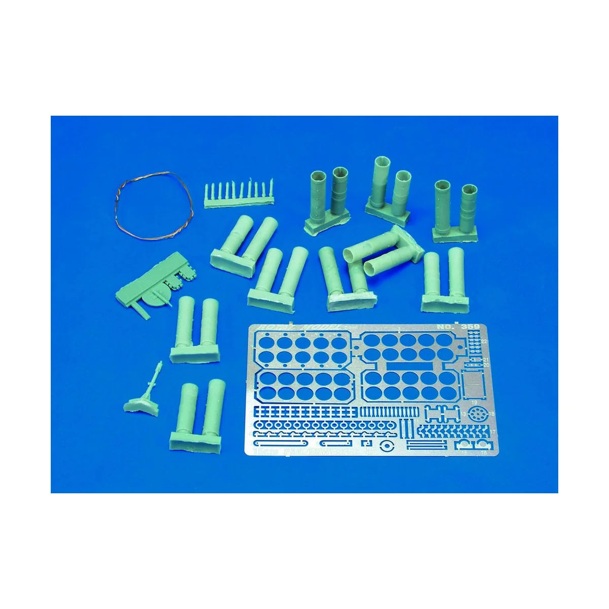 Pazerwerfer Turret details (for Italeri kit), 1/35 - Royal Model RM359