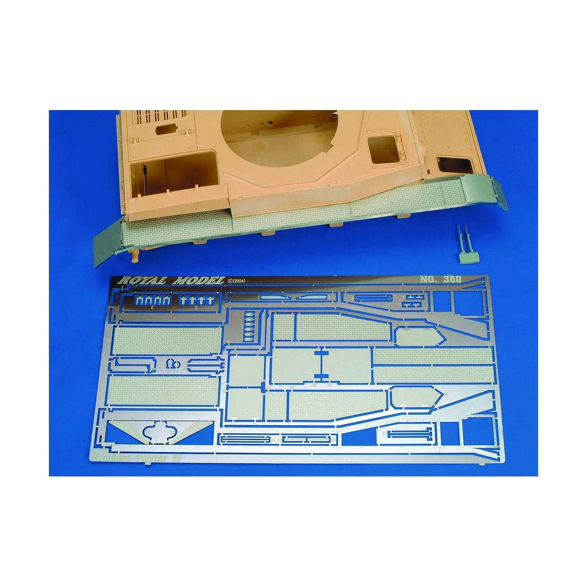 Fenders Panzer IV (for Tamiya kit), 1/35 - Royal Model RM360