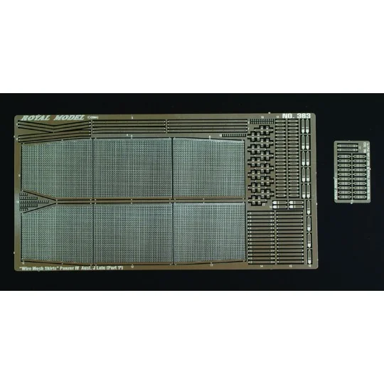 Wire Mesh Skirts Panzer IV Ausf. J Late - Part 1 - Royal Model RM363