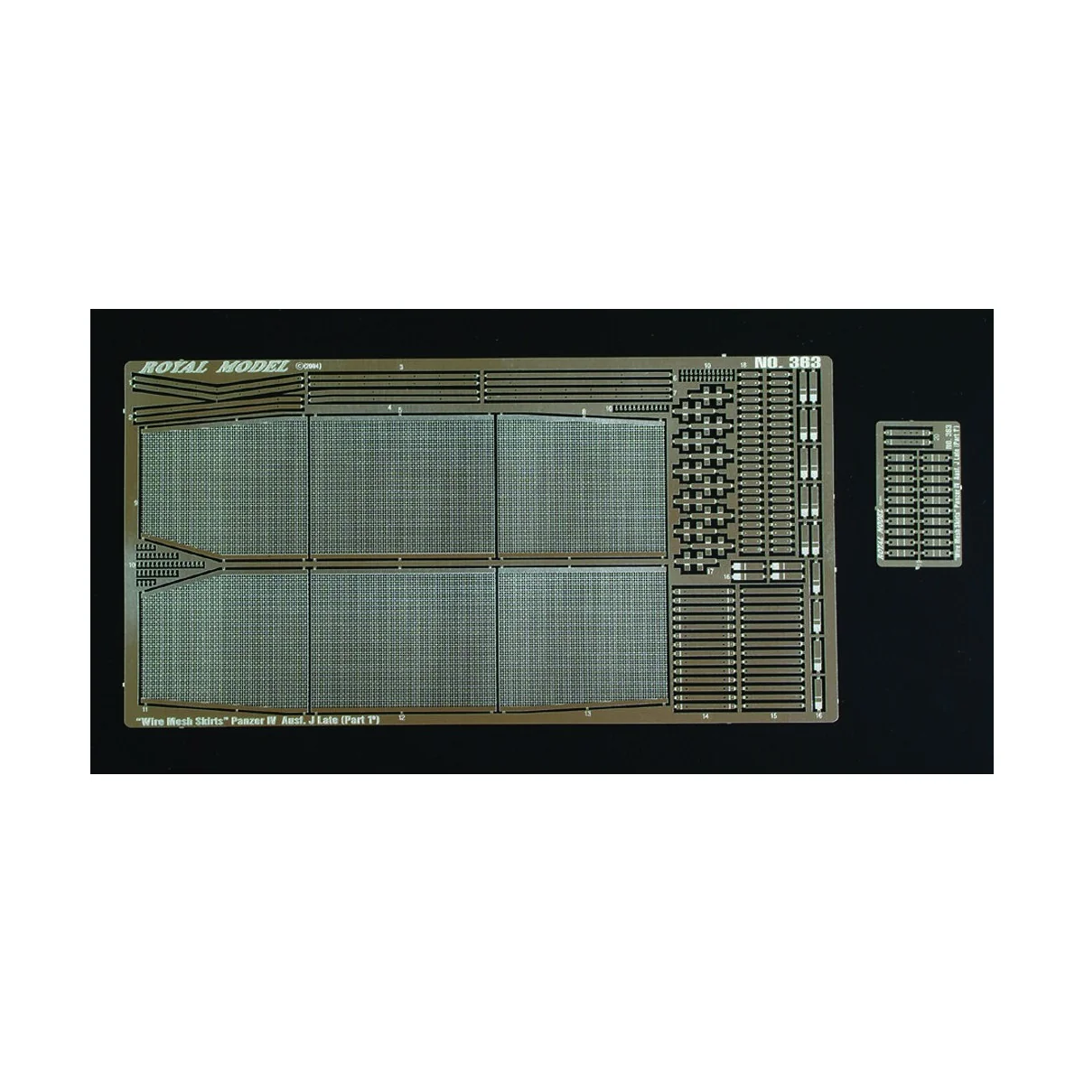 Wire Mesh Skirts Panzer IV Ausf. J Late - Part 1, 1/35 - Royal Mode...