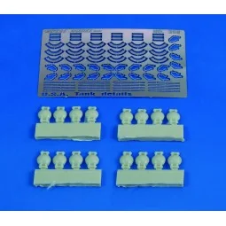 U.S.A. Tanks details, 1/35 - Royal Model RM398