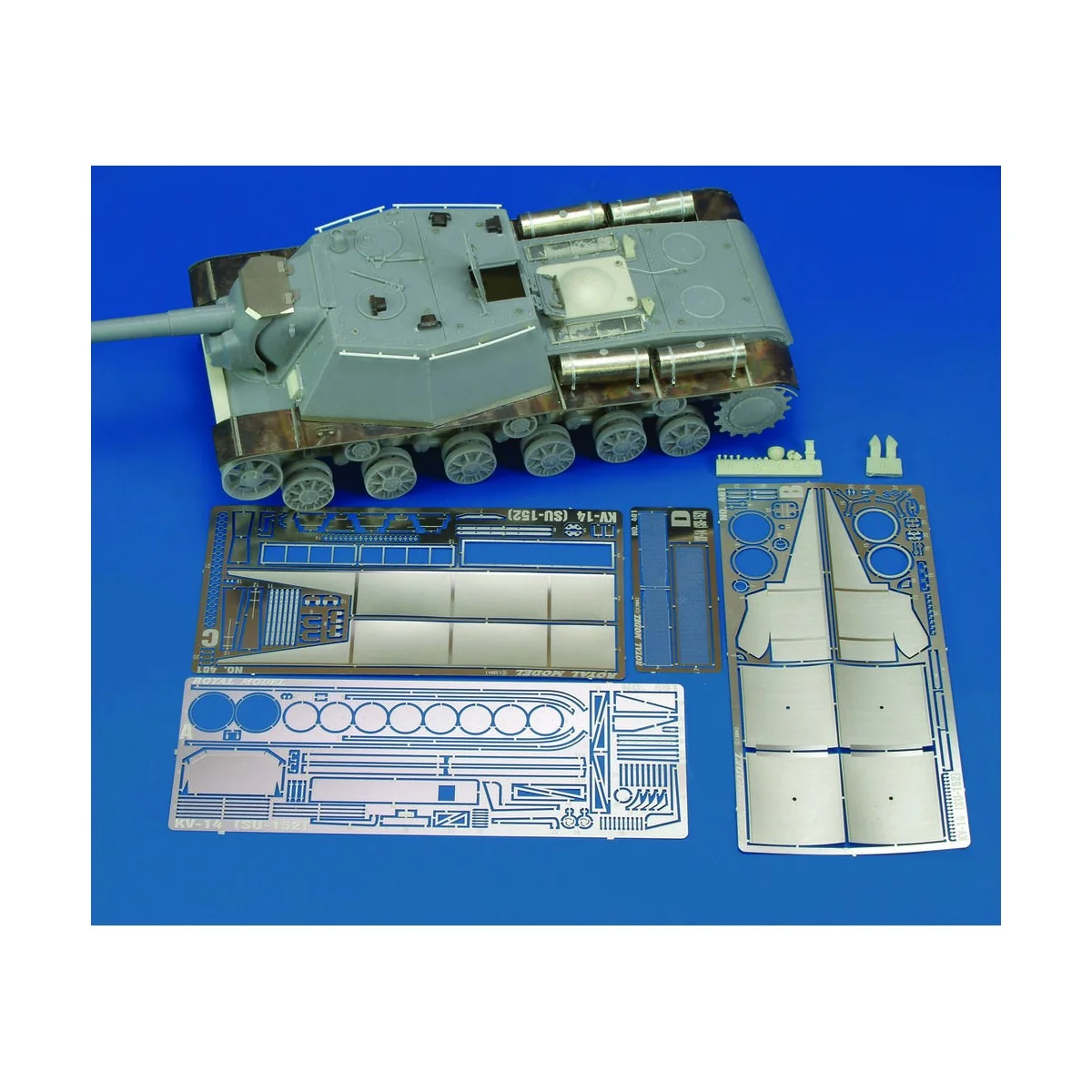 KV-14 SU 152 (for Eastern Express kit, 1/35 - Royal Model RM401