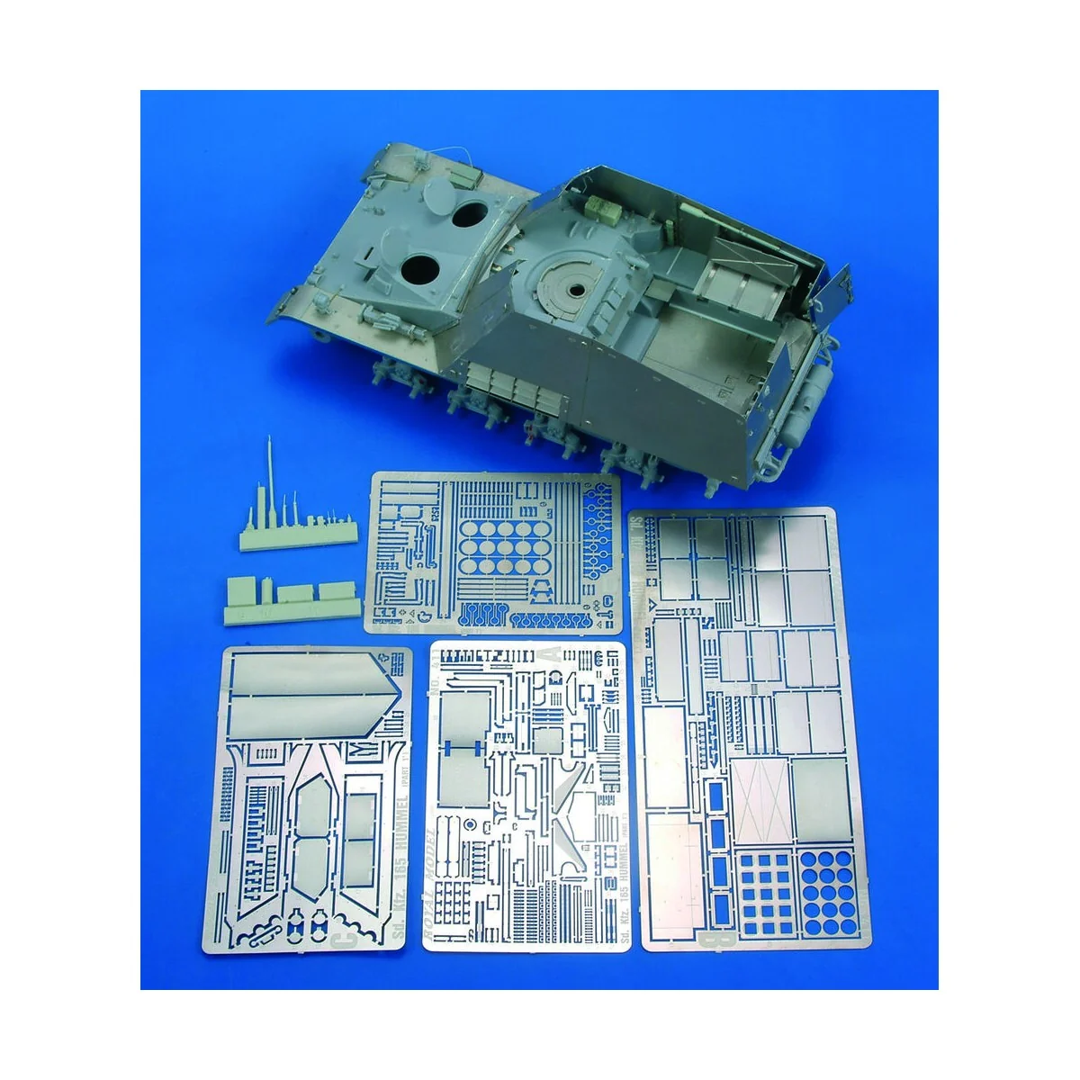 Sd. Kfz. 162 Hummel part 1 (for Dragon kit), 1/35 - Royal Model RM411
