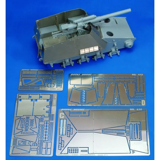 Sd. Kfz. 165 HUMMEL part 2 (for Dragon kit), 1/35 - Royal Model RM412