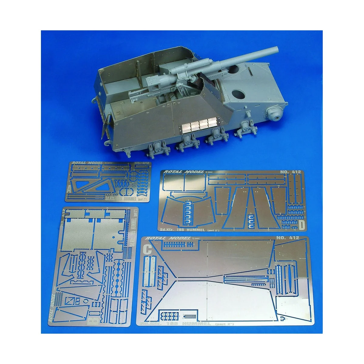 Sd. Kfz. 165 HUMMEL part 2 (for Dragon kit), 1/35 - Royal Model RM412