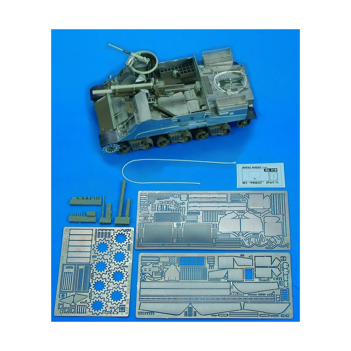 M7 PRIEST part 1° (for Italeri kit), 1/35 - Royal Model RM418