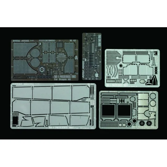 Tiger II Porsche/Henscel (for Dragon kit), 1/72 - Royal Model RM422