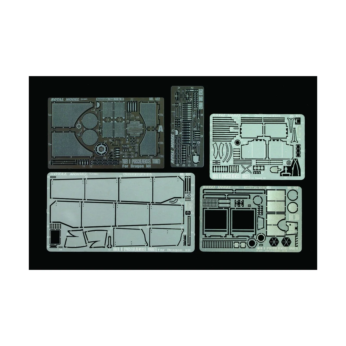Tiger II Porsche/Henscel (for Dragon kit) - Royal Model RM422