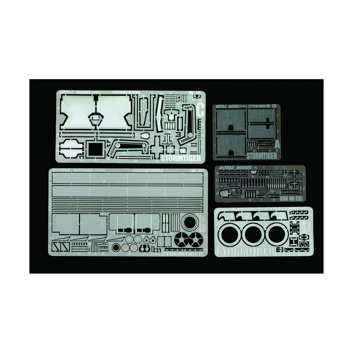 Sturmtiger (for Dragon kit), 1/72 - Royal Model RM426