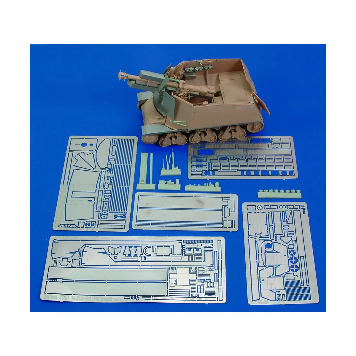 German 39 (H) 10,5 cm-part 1° (for Trumpeter kit) - Royal Model RM427