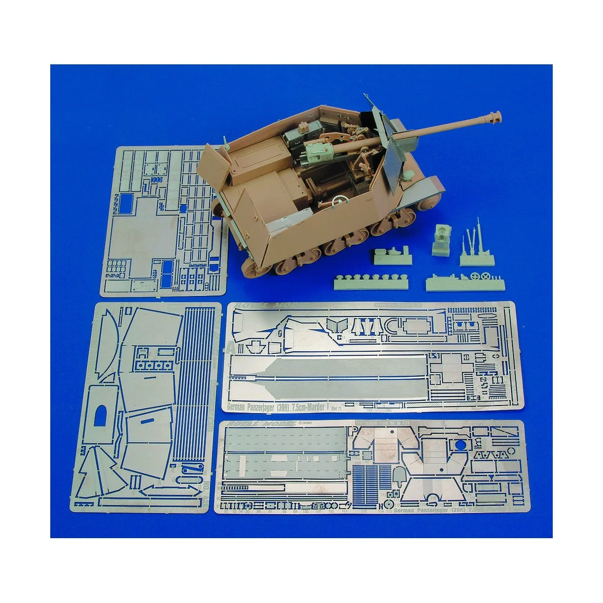 German Pz.Jager 7.5 cm-part 1° (for Trumpeter kit), 1/35 - Royal Mo...