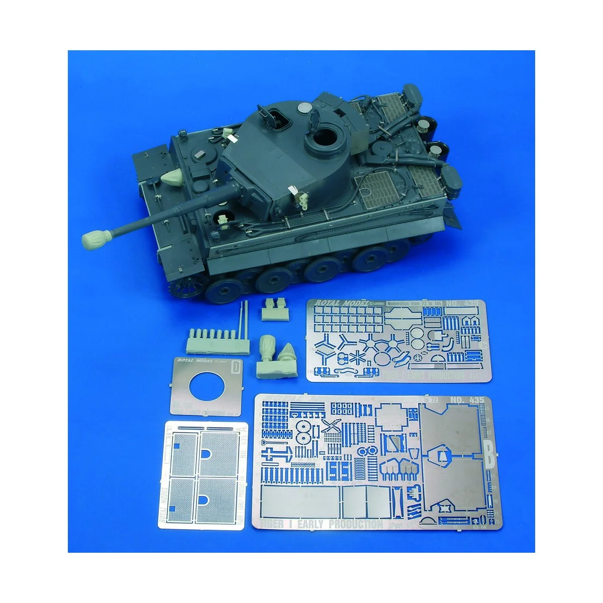 Tiger I Early Production-Part 1 (for Tamiya kit) - Royal Model RM435