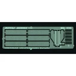 Sherman Suspension Details-, 1/35 - Royal Model RM436