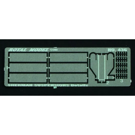 Sherman Suspension Details- - Royal Model RM436