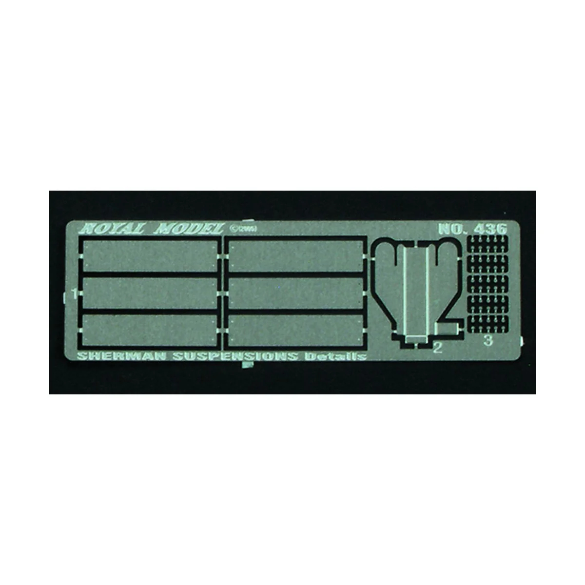 Sherman Suspension Details-, 1/35 - Royal Model RM436