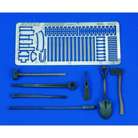 U.S.tanks Tools & Holders-WWII - Royal Model RM443