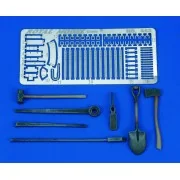 U.S.tanks Tools & Holders-WWII, 1/35 - Royal Model RM443