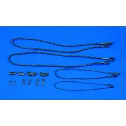 German tanks Tow Cables & Towing Clevis-WWII, 1/35 - Royal Model RM446