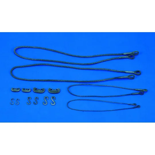 German tanks Tow Cables & Towing Clevis-WWII, 1/35 - Royal Model RM446