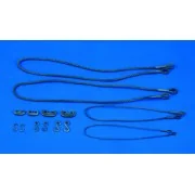German tanks Tow Cables & Towing Clevis-WWII, 1/35 - Royal Model RM446