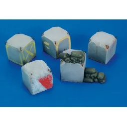 Israeli Concrete Roadblock set - Royal Model RM449