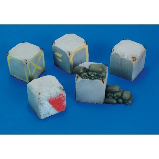 Israeli Concrete Roadblock set, 1/35 - Royal Model RM449