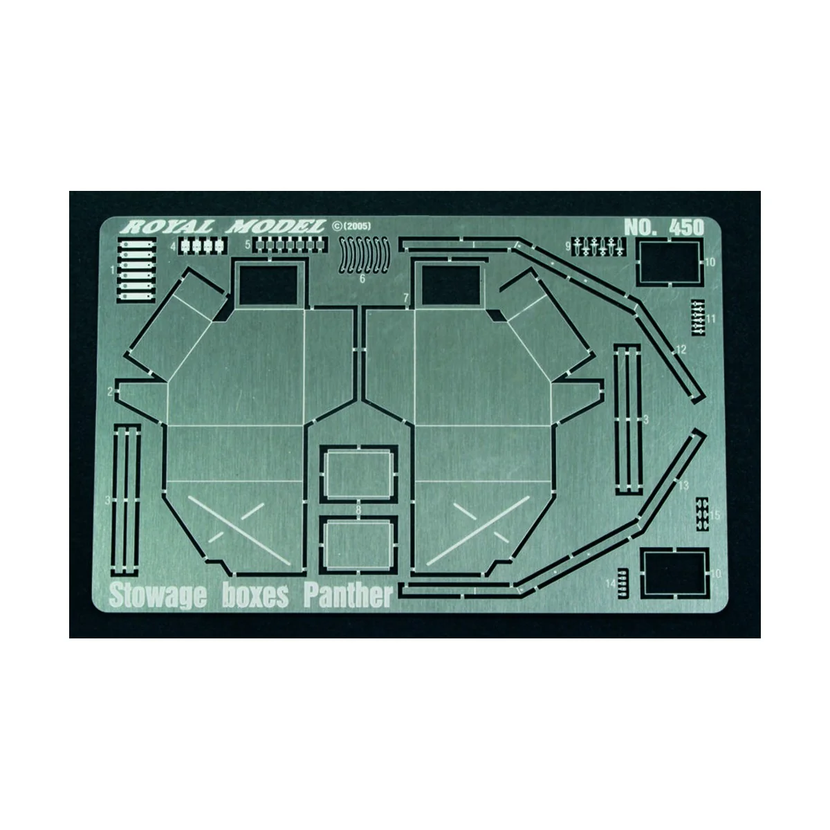 Stowage Boxes Panther & Jagdpanther - Royal Model RM450