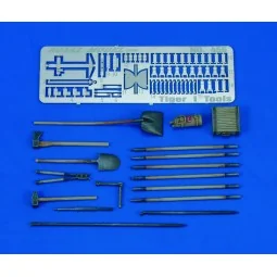 Tiger I Tools & Holders-WWII - Royal Model RM455