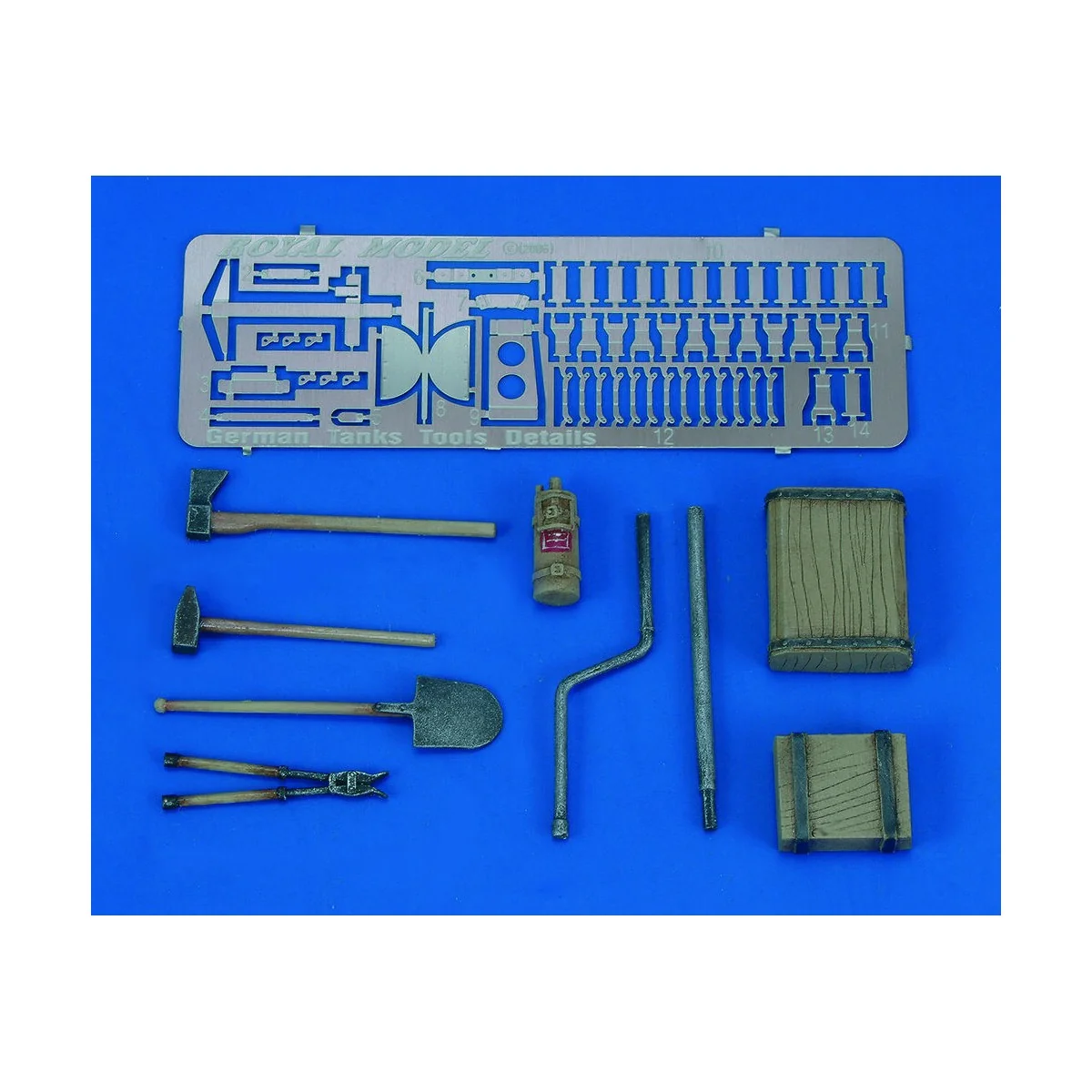 Panther/Jagdpanther Tools & Holders-WWII - Royal Model RM457