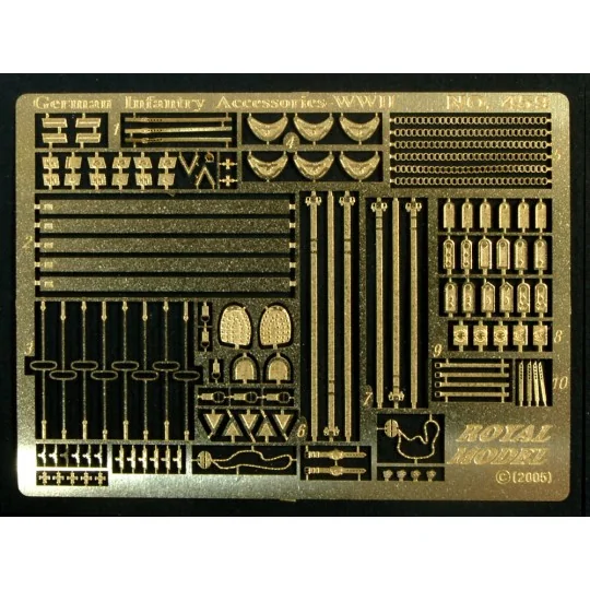 German Infantry Accessories-(WWII - Royal Model RM459