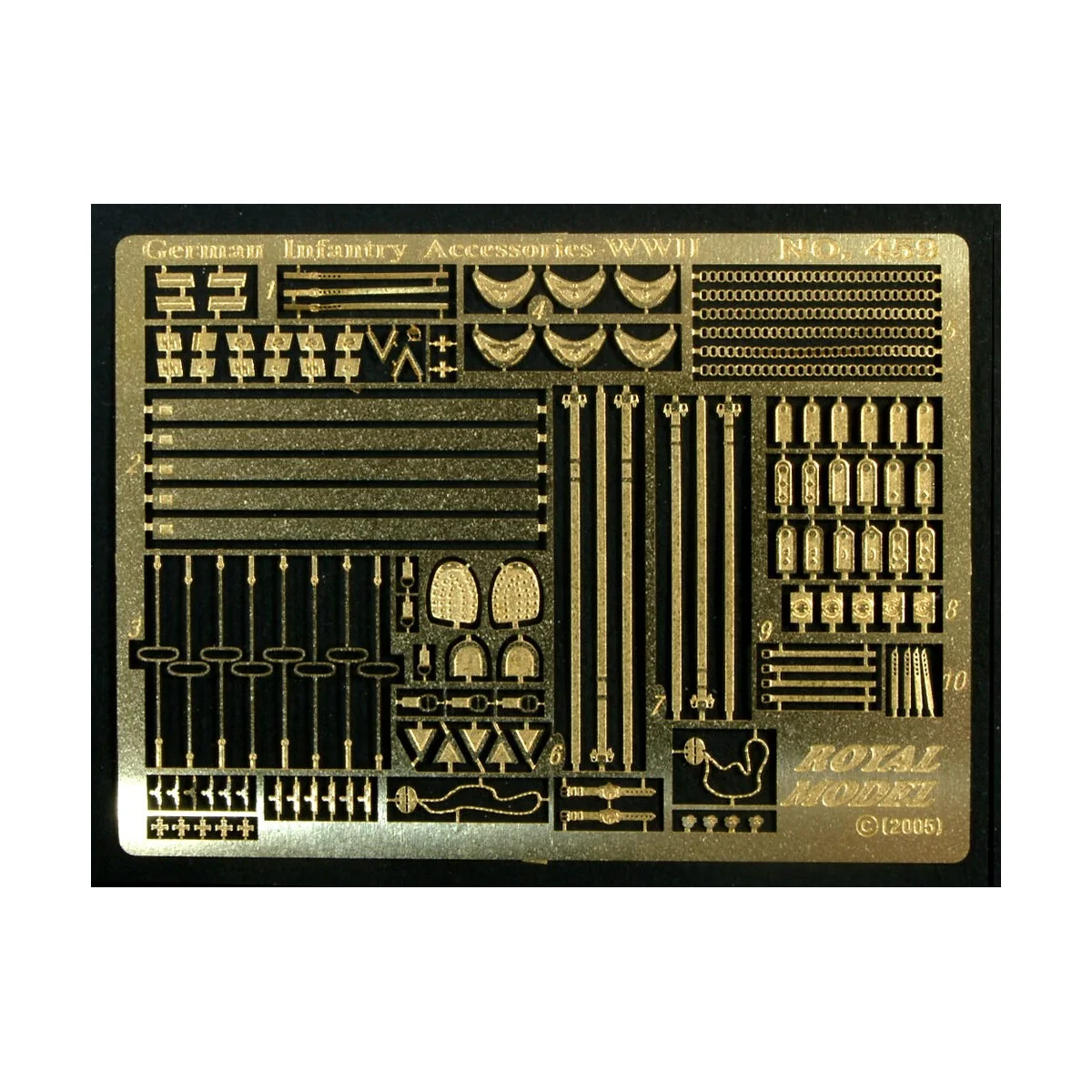 German Infantry Accessories-(WWII, 1/35 - Royal Model RM459