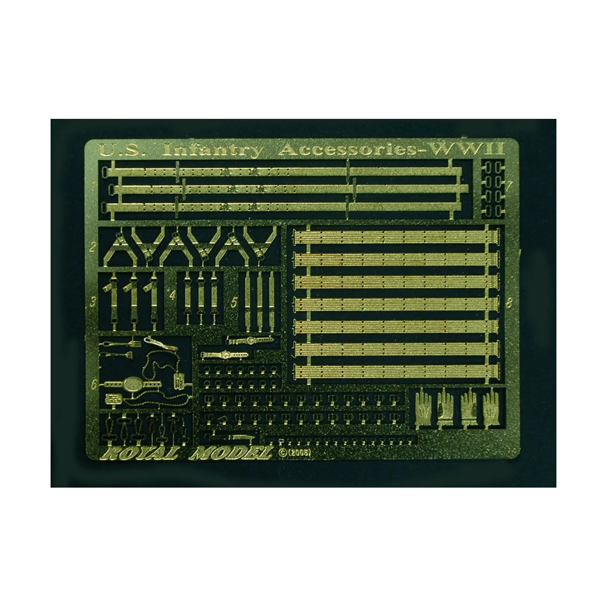 U.S. Infantry Accessories-WWII - Royal Model RM461