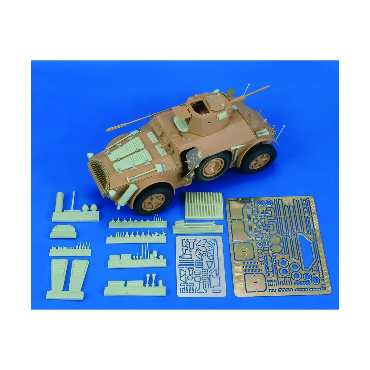 Autoblinda AB 41 (for Italeri kit), 1/35 - Royal Model RM463