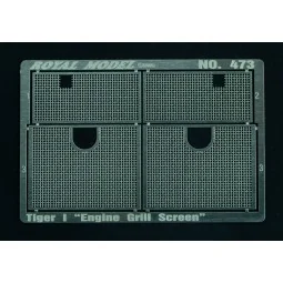 Engine Grill Screen Tiger I (for Dragon kit) - Royal Model RM473