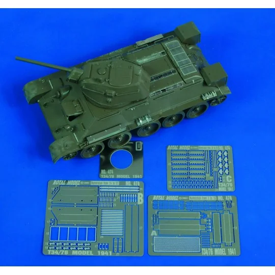 T34/76 Mod. 41 (for Tamiya kit), 1/48 - Royal Model RM474