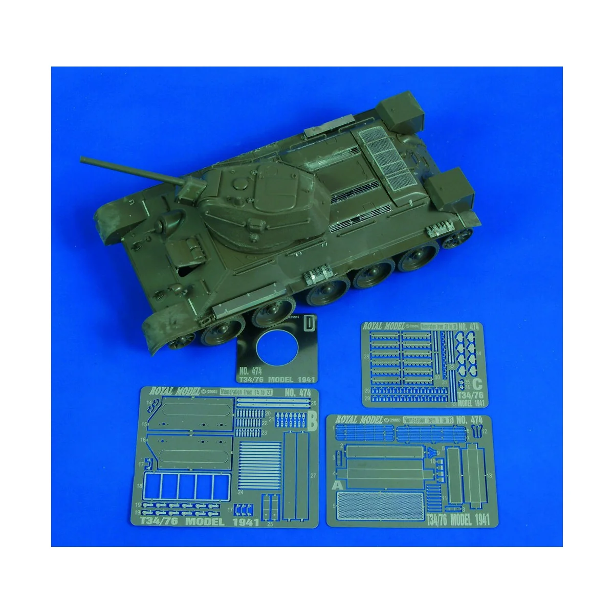 T34/76 Mod. 41 (for Tamiya kit) - Royal Model RM474