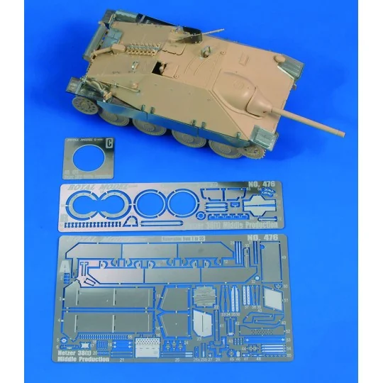 Hetzer 38t Middle Prod. (for Tamiya kit) - Royal Model RM476
