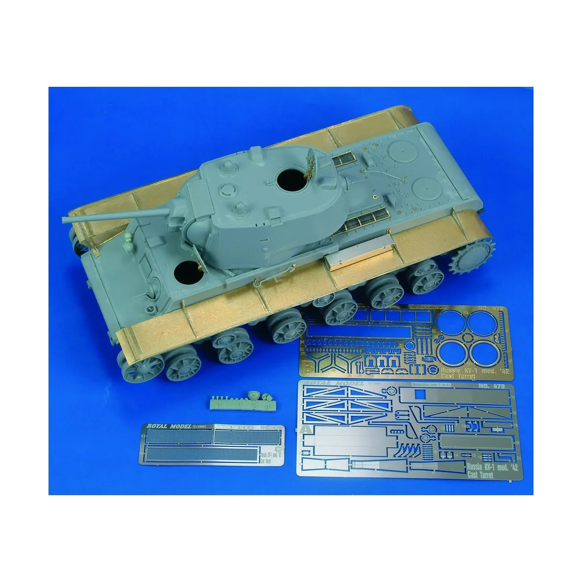 KV-1 mod. 42 Cast Turret” Part 1° (for Trumpeter kit), 1/35 - Royal...
