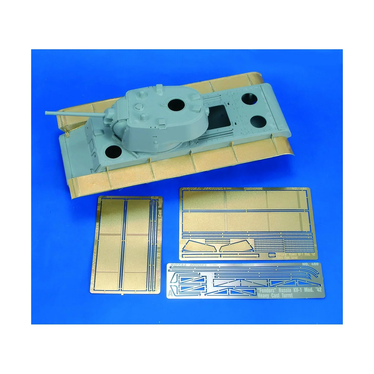 KV-1 mod. 42 Cast Turret Part 2° (for Trumpeter, 1/35 - Royal Model...